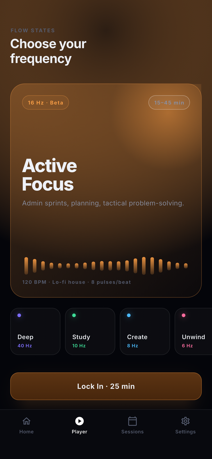 Active Focus, choose your frequency